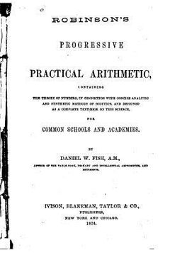 portada Robinson's Progressive Practical Arithmetic (en Inglés)