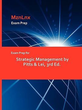 portada exam prep for strategic management by pitts & lei, 3rd ed. (in English)
