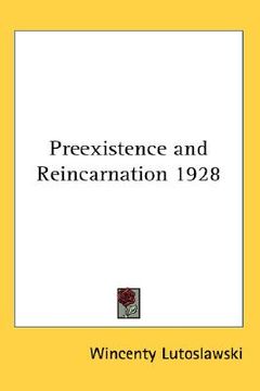 portada preexistence and reincarnation 1928