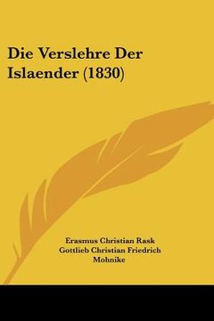 portada Die Verslehre Der Islaender (1830) (in German)