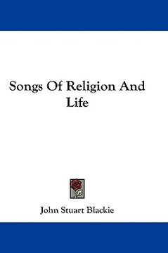 portada songs of religion and life (in English)