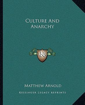 portada culture and anarchy (in English)