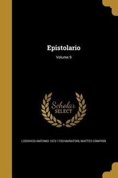 portada Epistolario; Volume 9 (en Italiano)