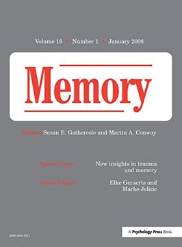 portada New Insights in Trauma and Memory: A Special Issue of Memory (en Inglés)