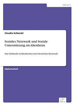 portada Soziales Netzwerk und Soziale Unterstützung im Altenheim