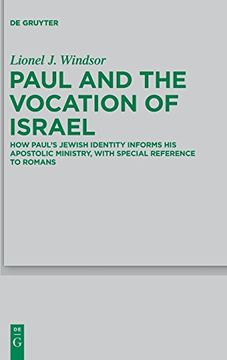 portada Paul and the Vocation of Israel (Beihefte zur Zeitschrift für die Neutestamentliche Wissensch) (en Inglés)