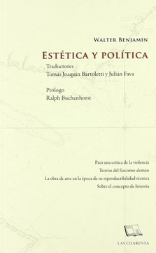 portada Estética y Política (in Spanish)