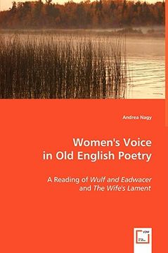 portada women's voice in old english poetry