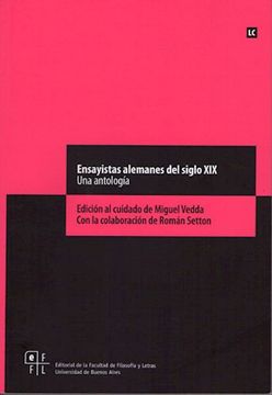 portada ENSAYISTAS ALEMANES DEL SIGLO XIX