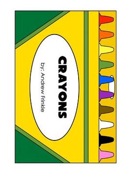 portada Crayons: A Colors Workbook (en Inglés)