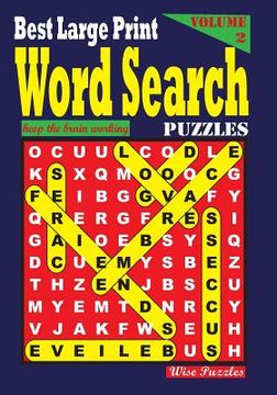 portada Best Large Print Word Search Puzzles (en Inglés)