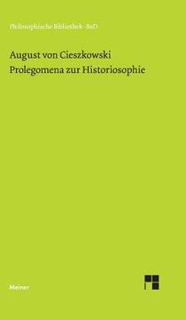 portada Prolegomena zur Historiosophie