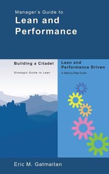 portada Manager's Guide to Lean and Performance (en Inglés)
