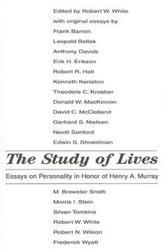 portada the study of lives: essays on personality in honor of henry a. murray (in English)