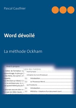 portada Word dévoilé: La méthode Ockham (en Francés)