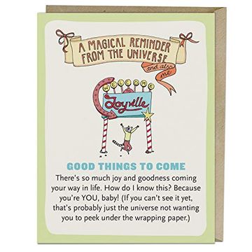 portada 6-Pack Knock Knock for em & Friends Good Things to Come Affirmators! Encouragement Cards (in English)