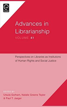 portada Perspectives on Libraries as Institutions of Human Rights and Social Justice (Advances in Librarianship) (en Inglés)