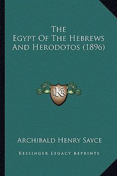 portada the egypt of the hebrews and herodotos (1896) (en Inglés)