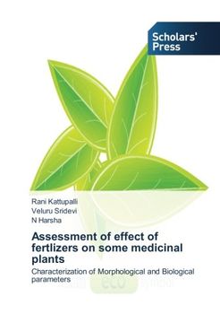portada Assessment of effect of fertlizers on some medicinal plants