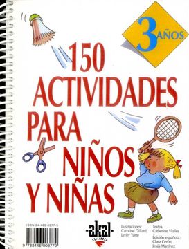 portada 150 Actividades Para Niños y Niñas de 3 Años (in Spanish)