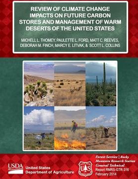 portada Review of Climate Change Impacts on Future Carbon Stores and Management of Warm Deserts of the United States (in English)