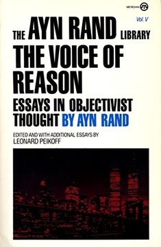 portada The Voice of Reason: Essays in Objectivist Thought (Ayn Rand Library) (Vol. V) (en Inglés)