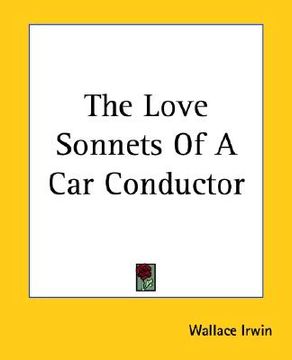 portada the love sonnets of a car conductor (en Inglés)