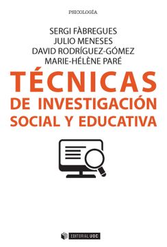 portada Técnicas de Investigación Social y Educativa