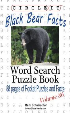 portada Circle It, Black Bear Facts, Word Search, Puzzle Book (en Inglés)