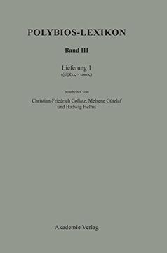 portada Polybios-Lexikon, Band Iii, Lieferung 1: 3 (in German)