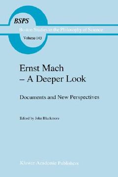 portada ernst mach a deeper look: documents and new perspectives (en Inglés)
