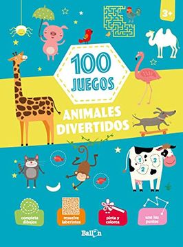 portada 100 Juegos - Animales Divertidos (in Spanish)