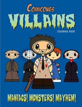 portada The Comicones Coloring Book: Villains (in English)