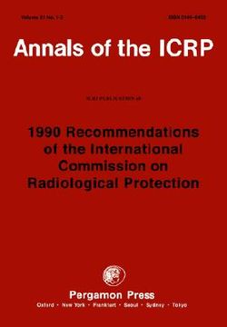 portada icrp publication 60: 1990 recommendations of the international commission on radiological protection: annals of the icrp volume 21/1-3 (en Inglés)