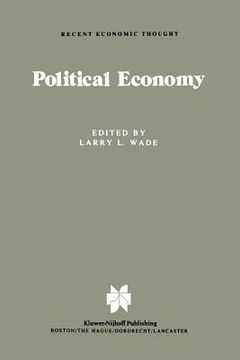 portada Political Economy: Recent Views (in English)