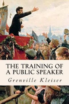 portada The Training of a Public Speaker (en Inglés)