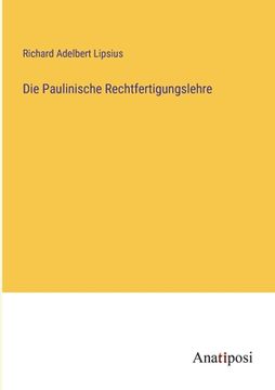 portada Die Paulinische Rechtfertigungslehre (in German)