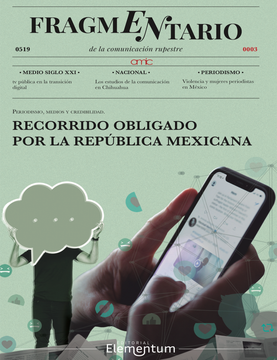 portada Fragmentario III. Periodismo, medios y credibilidad