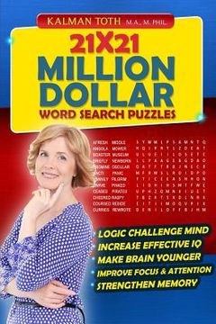 portada 21x21 Million Dollar Word Search Puzzles (en Inglés)