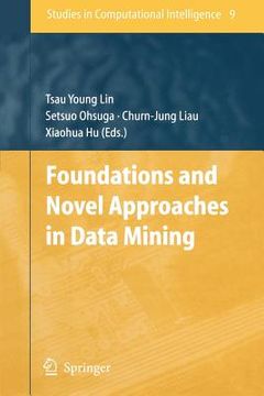 portada foundations and novel approaches in data mining (en Inglés)