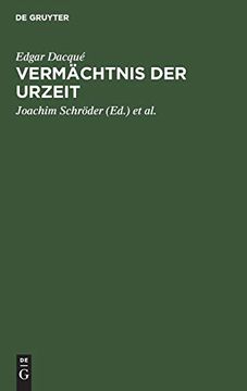 portada Vermächtnis der Urzeit (en Alemán)
