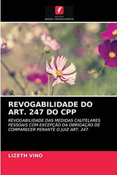 portada Revogabilidade do Art. 247 do cpp (en Portugués)