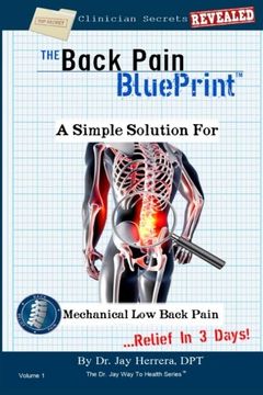 portada The Back Pain BluePrint: A Simple Solution For Mechanical Low Back Pain: Volume 1 (The Dr. Jay Way To Health)