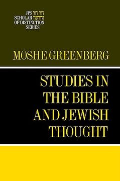 portada studies in the bible and jewish thought: a jps scholar of distinction book (en Inglés)