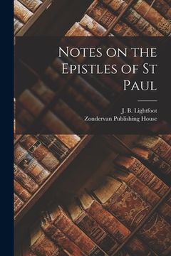 portada Notes on the Epistles of St Paul (en Inglés)