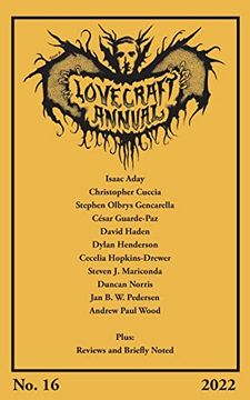 portada Lovecraft Annual no. 16 (2022) (en Inglés)