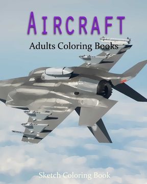 portada AirCraft Coloring Book: Sketch Coloring Book (en Inglés)