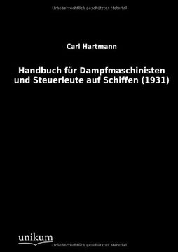 portada Handbuch Fur Dampfmaschinisten Und Steuerleute Auf Schiffen (1931) (German Edition)