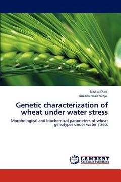 portada genetic characterization of wheat under water stress