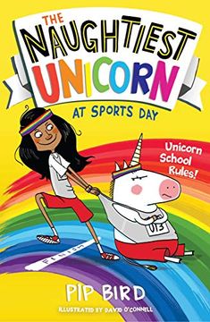 portada The Naughtiest Unicorn at Sports day (The Naughtiest Unicorn Series) (en Inglés)